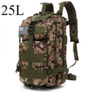 25L/50L Tactical Backpack Molle Bag Outdoor Bags Backpack for Hiking Camping Trekking Hunting Fishing GYM Bags Backpacks - M & M Global