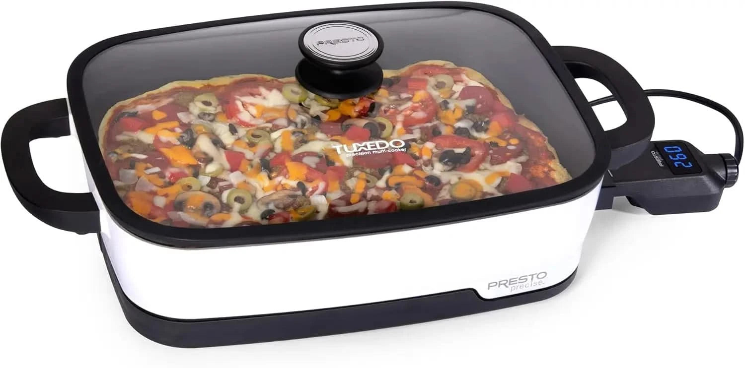 06854 Tuxedo Digital Precision Skillet, Sous Vide, Multi-Cooker - M & M Global