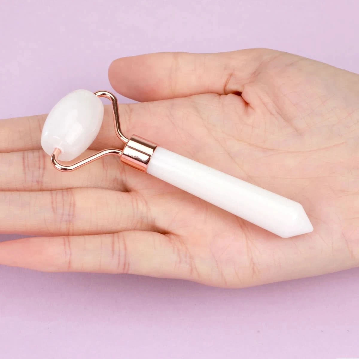 Natural Jade Roller Massager Eye Roller Face Massager Beauty Skin Care Massage Tool Mini Portable Body Eye Massager Face Roller - M & M Global