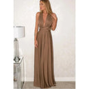 Sexy Women Multiway Wrap Convertible Boho Maxi Club Red Dress Bandage Long Dress Party Bridesmaids Infinity Robe Longue Femme - M & M Global