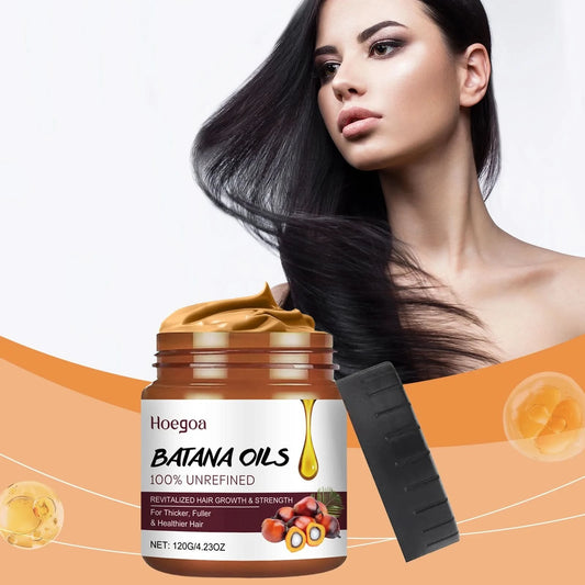 Hoegoa 100% Pure Organic Batana Oil for hair growth And Natural Batana Oil For Treating Hair Loss Anti-Breakage Hair - M & M Global