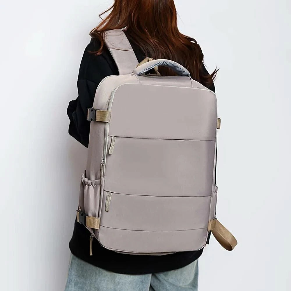 Couples Leisure Lightweight Backpack Travel Backpack Female New Backpack Student Schoolbag Large Capacity Travel Commuter Luggag - M & M Global