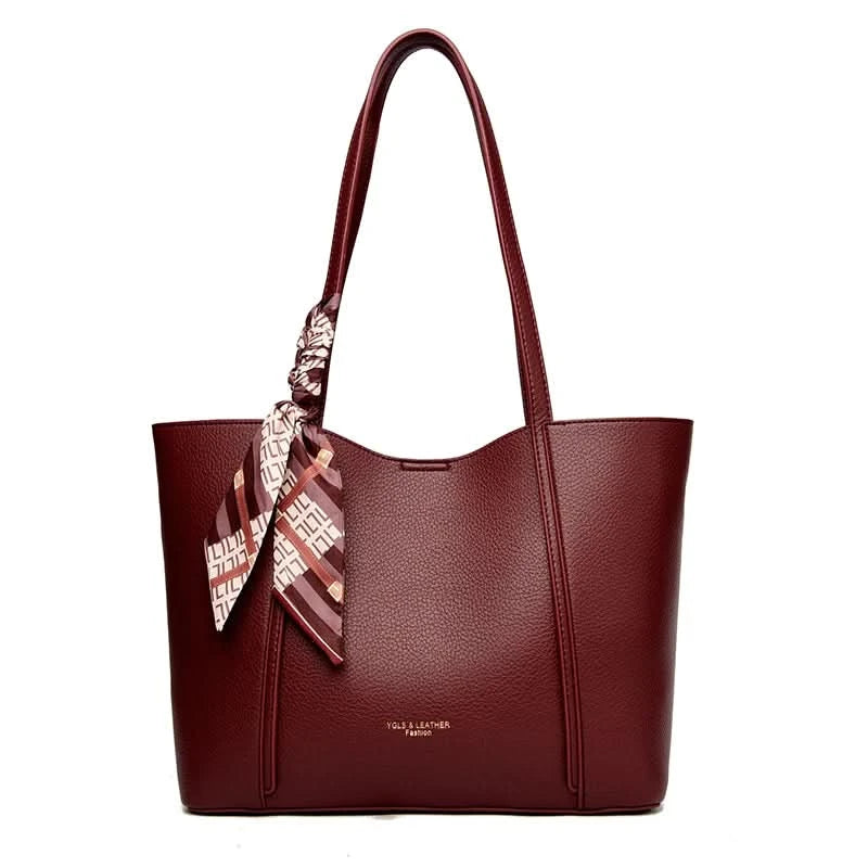 Genuine Brand Women Tote Bag High Quality Soft Leather Large Ladies Shoulder Crossbody Bag Luxury Female Shopping Handbag A Main - M & M Global
