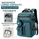 Fashionable large capacity multi pocket multifunctional outdoor travel backpack, handbag hiking bag suit - M & M Global