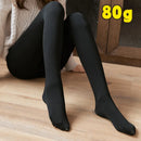 Women's New Fleece Tights Warm Winter Thicken Leggings Fake Translucent Pantyhose Thermal Sexy Stockings Female Velvet Leggings