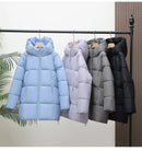 2025 Winter New Down Coat Women Parkas Fashion Long Hooded Outerwear Female Cotton-padded Padded Jacket Loose Ladies Overwear