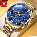 OLEVS Watches For Men Classic with Date Dress Luxury Big Face Waterproof Luminous Men's Wrist Watch Stainless Steel Men Watch - M & M Global