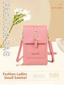 Touch Screen Cell Phone Messenger Bags Women Purse and Handbag Mini Shoulder Bag Pink Small Hand Bag Crossbody for Women  bolsos - M & M Global