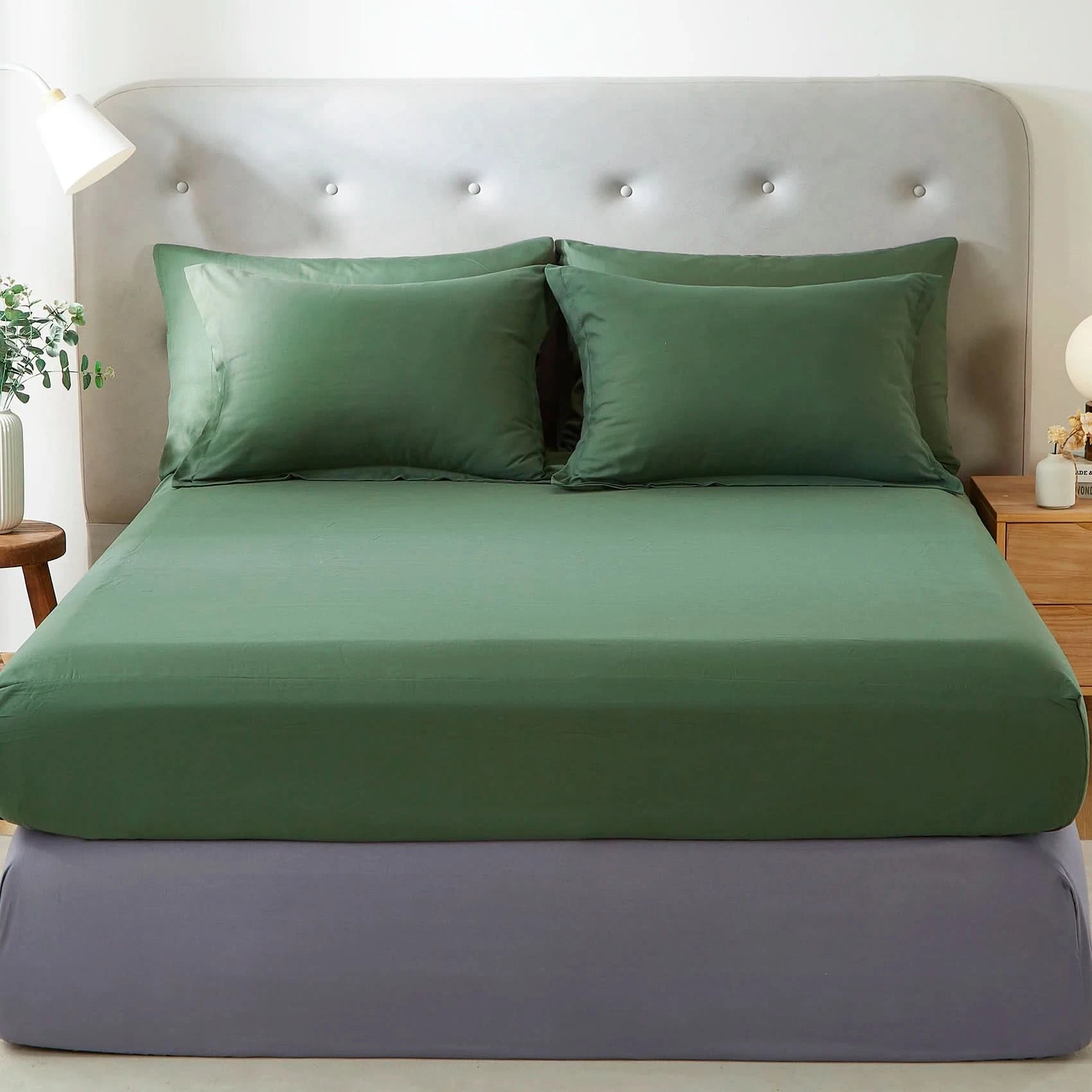 Green bed sheets and pillowcases on a bed with a neutral headboard.
Grid Bedding Set

Microfiber Comforter Set

Polyester Bed Set

All-Season Bedding

Checkered Comforter

Soft Breathable Bedding

Modern Bedding Design

Machine Washable Quilt

Bed-in-a-Bag Set

Durable Quilted Comforter

7-Piece Bedding Set

Twin Full Queen King Bedding

Minimalist Bedding Set

Lightweight Quilt Set

Vacuum Packed Bedding

Stylish Bedroom Decor

Gift Bedding for Teens

Bedding Set for Men and Women

Tatting Weave Bedding
