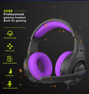 Wired Gaming Headset with Mic Noise Isolating Over-Ear, PC/PS4/PS5/Xbox Compatible, Volume Control, 3.5mm Audio Jack