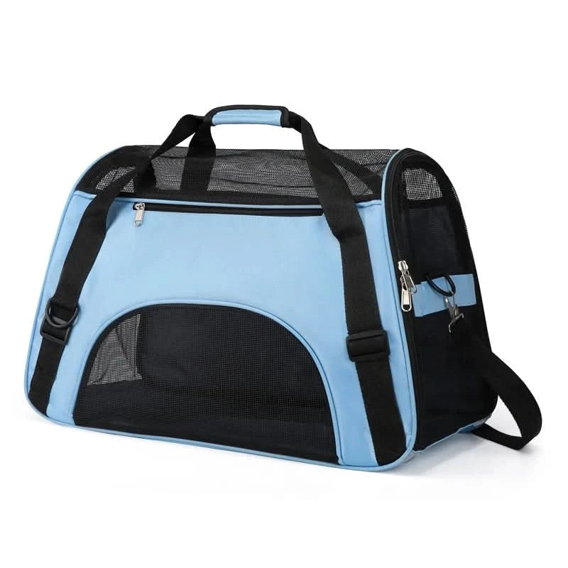 Portable Dog Cat Carrier Bag Pet Puppy Travel Bags Foldable Cats Handbag Travel Pet Bag Transport Bag - M & M Global