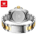 OLEVS Original Brand High Fashion Men's watch WaterproofCalendar Quartz Watch for Male Luminous Stainless Steel Authentic Watch - M & M Global