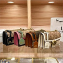 Light luxury women's bag 2025 new high-end color contrast single shoulder underarm bag designer fashionable crossbody small squa - M & M Global