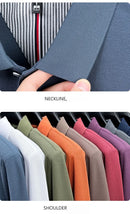 100% pure cotton fashionable men's brand Paul exquisite embroidered long sleeved spring autumn new comfortable casual POLO shirt