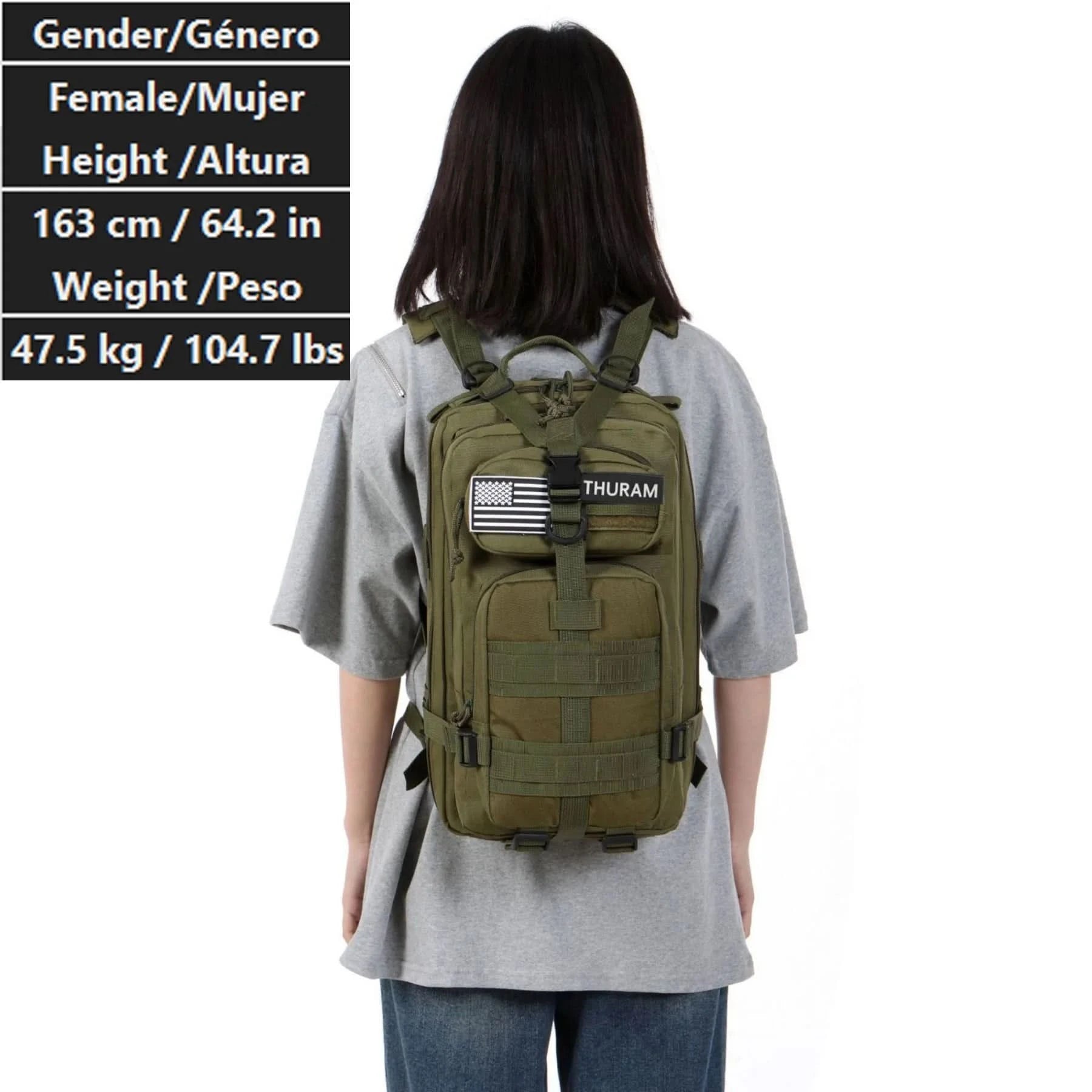 30L/50L 1000D Nylon Waterproof Trekking Fishing Hunting Bag Backpack Outdoor Rucksacks Tactical Sports Camping Hiking - M & M Global