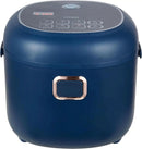 Mini Rice Cooker, 2L Portable Travel Rice Cooker For Car/Truck/Home, 12V/24V/110V Small Rice Cooker with Steam Tray(Blue) - M & M Global