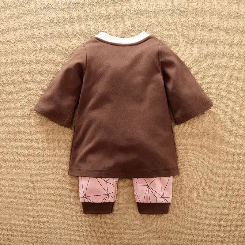 Baby Clothes Cute Role-Playing Pure Cotton Comfortable And Soft 0-18 Boys And Girls Spring And Autumn Long Sleeved Baby Jumpsuit - M & M Global