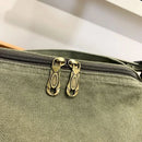 Vintage Style Canvas Messenger Bag Casual Travel Crossbody Bag Retro Large Capacity Shoulder Bag Multi Pocket Shoulder Bag - M & M Global