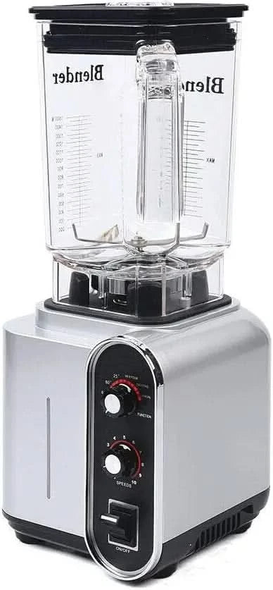 Soundproof Blender,110V 2200W 1.5L Commercial Fruit Juice Smoothie Maker With Shield Quiet Sound Enclosure for Puree, Ice Crush, - M & M Global