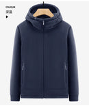 Men's Warm Jacket, Sports Hooded Sweatshirt, Oligon Fabric Coat, High-quality Design, Warm Coat with Fashionable Hood 2025 New