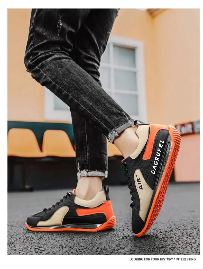 Men Running Shoes Outdoor Sport  Sneakers Man Vulcanized Shoes Flat Casual Sneakers for Men Shoes 2025 New Brand Footwear - M & M Global