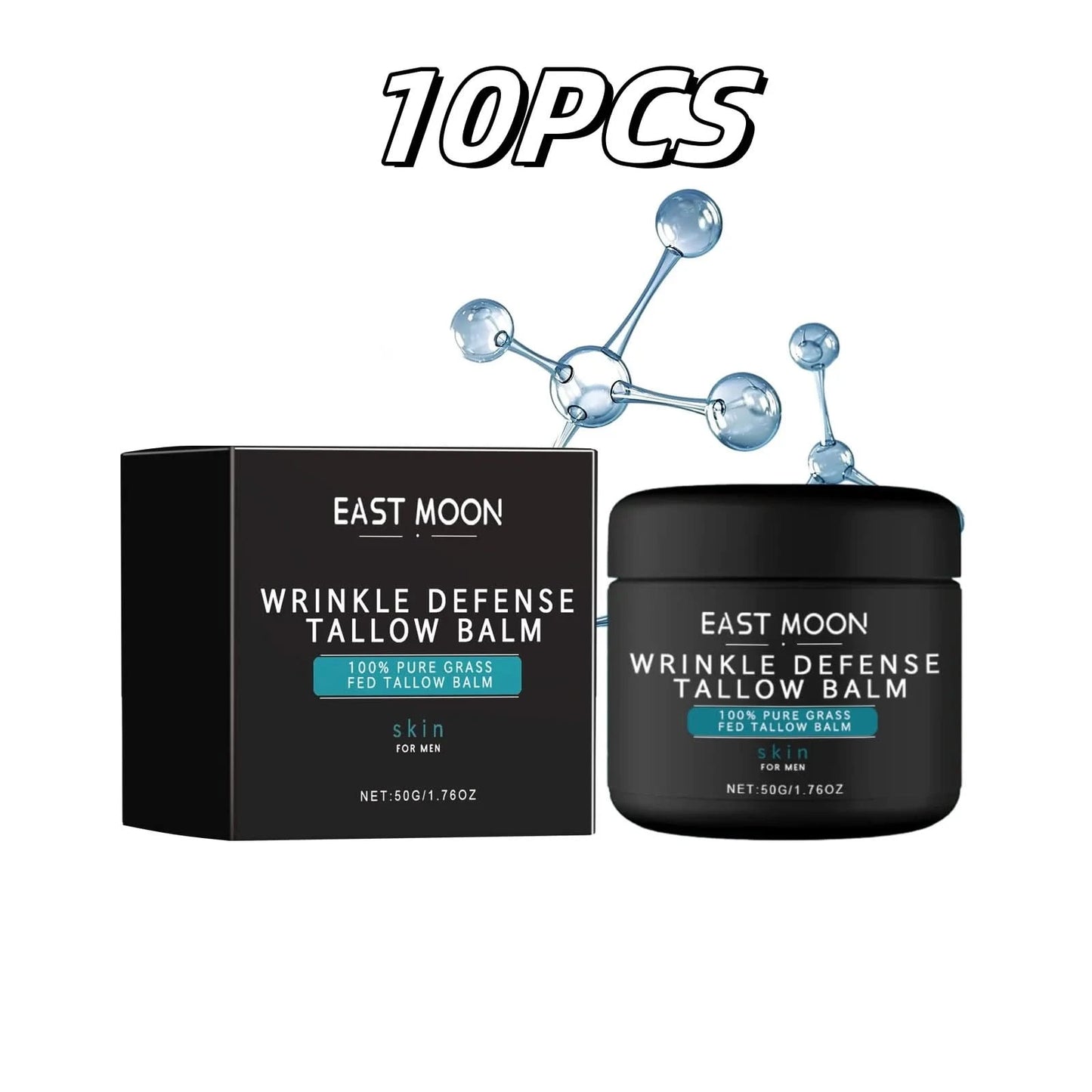 Wrinkle Defense Tallow Balm Fading Fine Lines On The Face, Anti Wrinkle Moisturizing Firming Revitalizing Skin Cream 1.76 oz - M & M Global