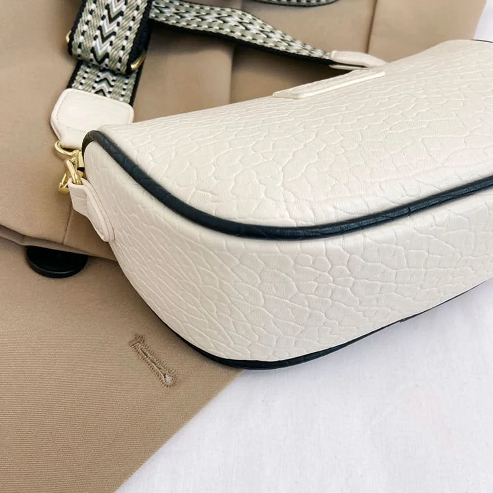 Solid Pu Leather Shoulder Bag Fashion Designer Handbags Messenger Bags For Women Casual Crossbody Bags Summer Travel Bag - M & M Global