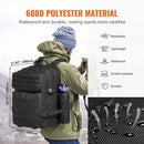 45L Tactical Military Backpack Molle Compatible 3 Compartment for men 's Hiking Bug Out Bag With Bottle Holder - M & M Global