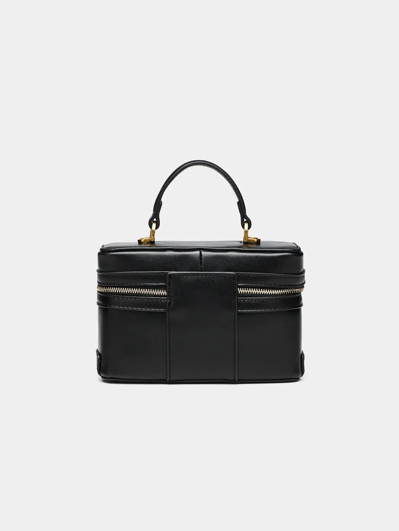2024 summer new fashion all-in-one black single shoulder popular portable hard fashion small square bag - M & M Global