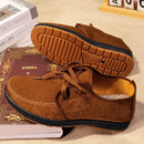 Men's Traditional Style Slip-On Loafers - Breathable and Durable Rubber Soles - Plaid and Wear-Resistant, Suitable for Business, Leisure and Outdoor Use - M & M Global