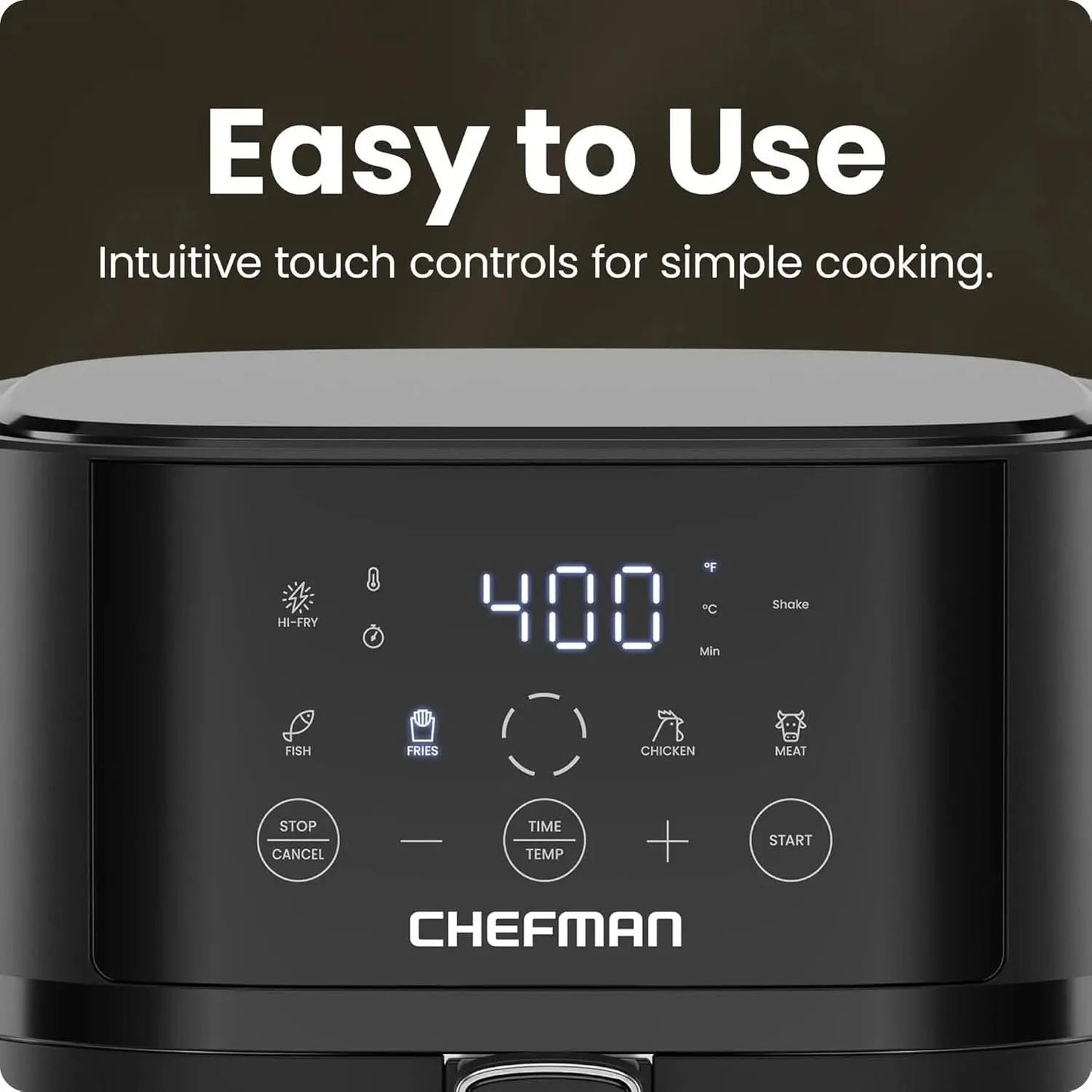 Air Fryer - 4 QT Compact Airfryer for Quick & Easy Meals in Minutes, Features Hi-Fry Technology for Extra Crisp, Touchscreen Con - M & M Global