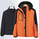 Two-piece Jacket for Men Detachable Windproof Waterproof Mountaineering Clothing 3-in-1 Outdoor Waterproof Jacket New Style