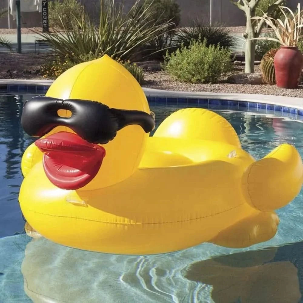 Inflatable Pool Floats,Giant Inflatable Duck, Animal Pool Floats,Lake Tubes,Beach Swimming Rings,Large Water Lounge Chair