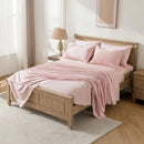 solid striped check Comforter set, soft microfiber, lightweight and breathable, easy to care for - bedding set for all seasons