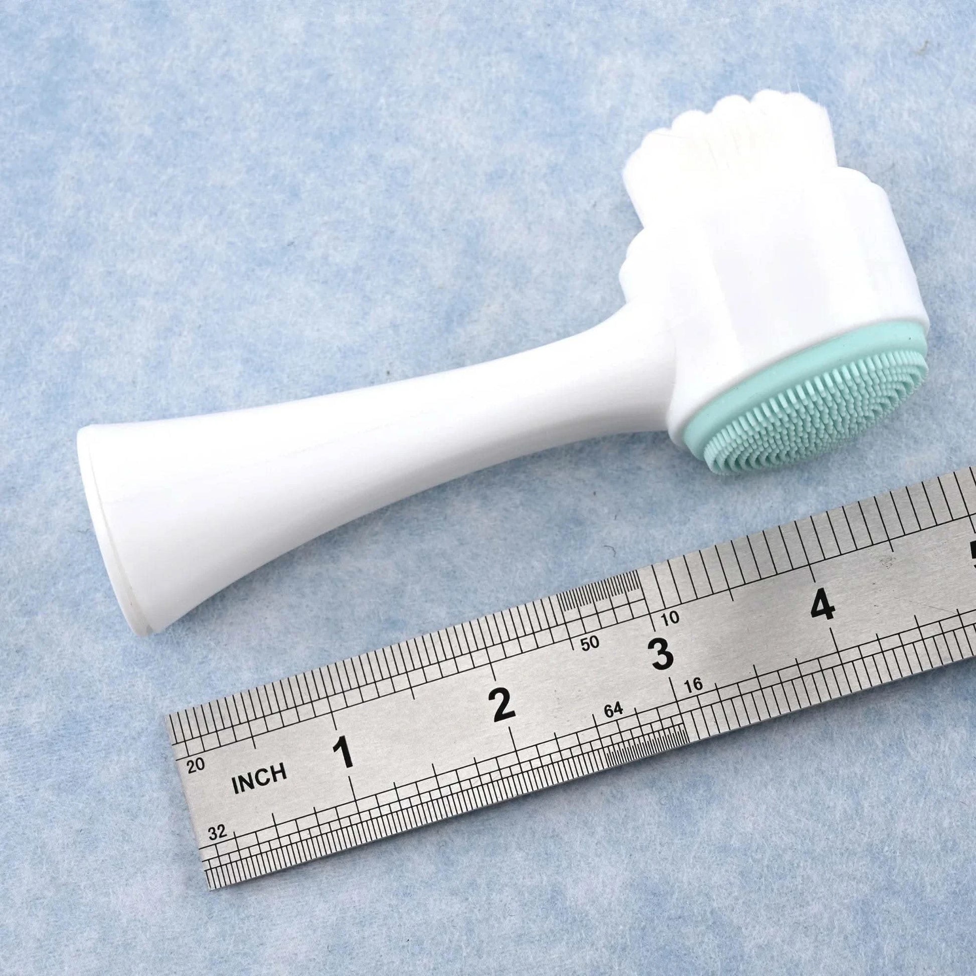 3D Bilateral Silicone Facial Cleanser Manual Massage Facial Brush Soft Bristles Silicone Double-Sided Face Brush Cleaning Tools - M & M Global