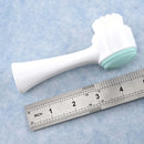 3D Bilateral Silicone Facial Cleanser Manual Massage Facial Brush Soft Bristles Silicone Double-Sided Face Brush Cleaning Tools - M & M Global