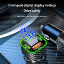 Xiaomi USB C Car Phone Charger Dual PD 4 in 1 with Voltage Display Super Fast Charge Adapter for iPhone Xiaomi Oppo Vivo Samsung - M & M Global