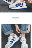New men's trendy versatile casual sports shoes, men's thick-soled lightweight non-slip breathable trendy shoes кроссовки мужские - M & M Global