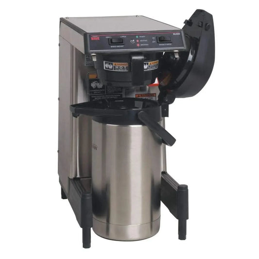 WAVE15-S-APS, Silver Thermal Server Coffee Brewer, Silver - M & M Global