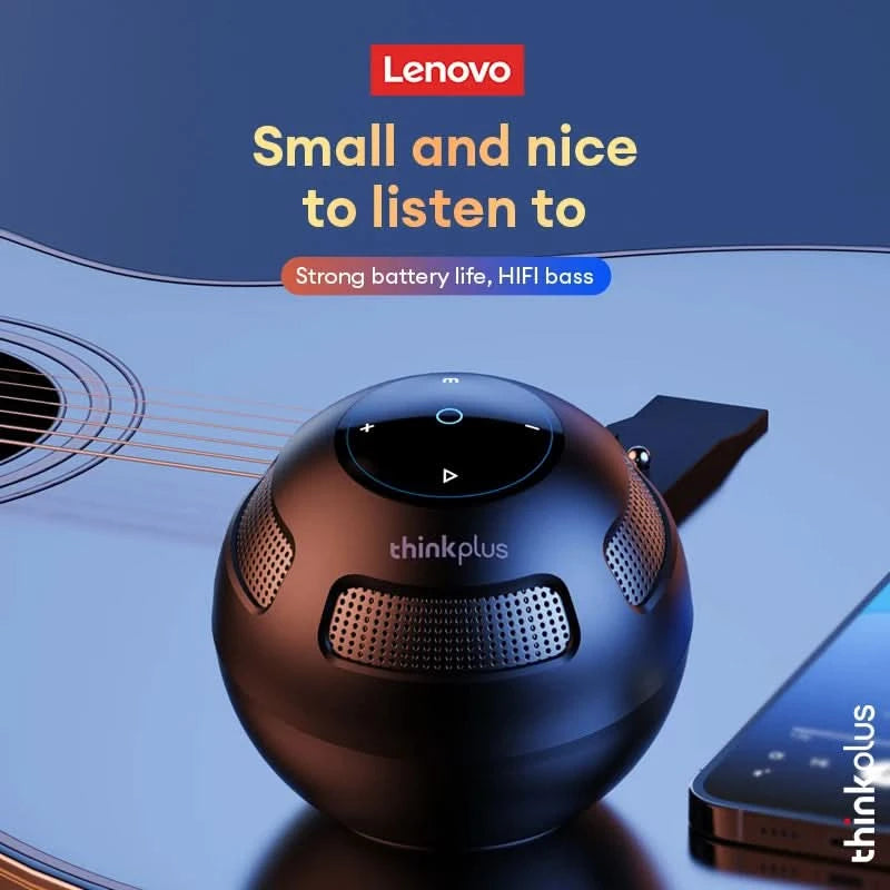 Ship From US Lenovo Bluetooth Speaker Portable Outdoor Long Endurance Home Music Player HiFi Stereo Surround Sound Box TS5