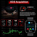 New ECG+PPG Smart Watch Men Heart Health Blood Pressure Uric Acid BMI Overall Health Analysis Professional Care Smartwatch Men