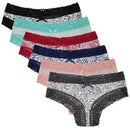 Sexy Lace Women Panties Cotton Underwear Girls Bow Briefs New Ladies Bikini 6 Pcs/set - M & M Global