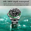 PAGANI DESIGN PD-1662 Luxury GMT Men Mechanical Wristwatch Sapphire Glass Stainless Steel 100M Waterproof Automatic Watches - M & M Global