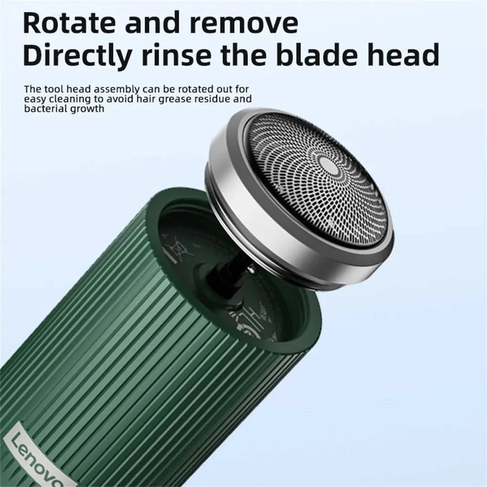 Rechargeable Waterproof Electric Shaver Razor For Men With Nose And Sideburn Trimmers And Face Cleaning Brush - Achieve A Smooth