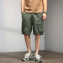 Summer Men Cargo Cotton Shorts Mens Multi Pocket Casual Shorts Spring Mens Jogger Pants Fashion Beach Shorts Dropshipping LZLLTT