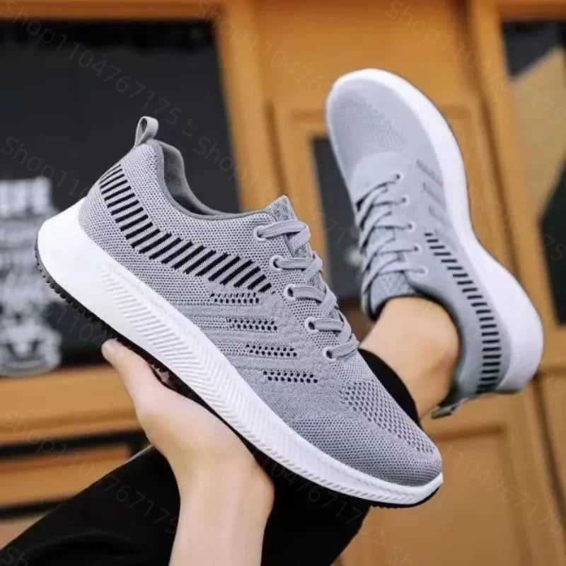 Men's spring wear-resistant trendy and versatile new soft sole comfortable running casual shoes sports shoes men's casual shoes - M & M Global