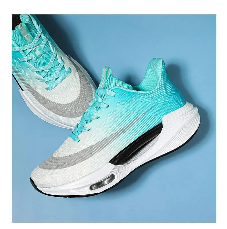 Men Running Sneaker Air Cushion Marathon Running Shoes Breathable Runner Trainers Women Platform Sports Shoes Speciality Sneaker - M & M Global