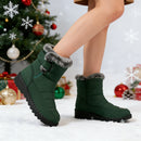 Women's Winter Snow Boots for Women 2026 New Faux Fur Long Plush Snow Boots Woman Platform Shoes Warm Cotton Couples Ankle Boots