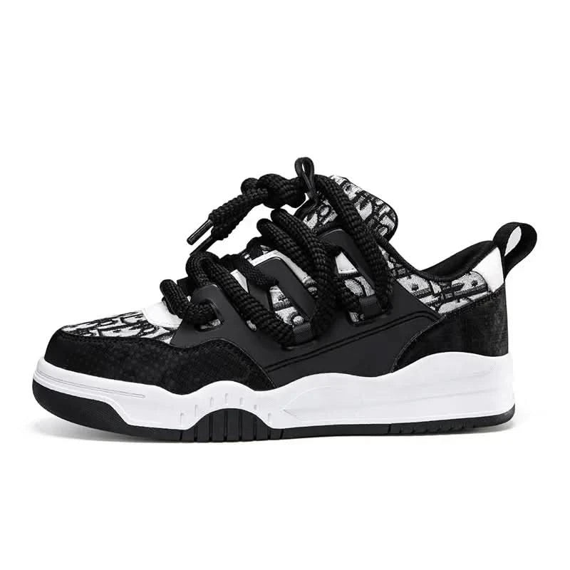 Trend Men's Shoes Outdoor Sneakers Lace-up Non Slip Running Shoes Couple Style Walking Shoes Breathable Tennis Shoe Plus Size 47 - M & M Global