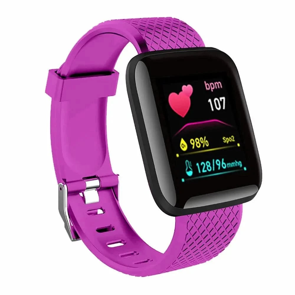 Multifunction Smart Watch For Men Women Kids Message Remind Music Control Sport Step Calories D13 Smartwatch Alarm Clock 116Plus - M & M Global